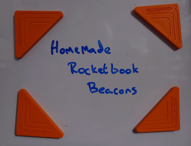 alt Rocketbook 3D Printed Beacons