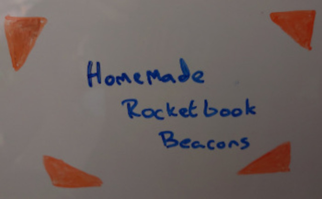 alt Rocketbook Beacons using felt pen